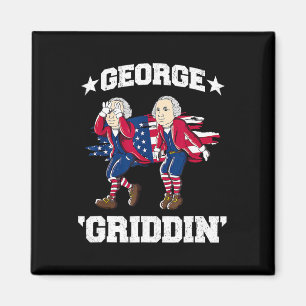 Imã 4 de Julho George Washington Griddy George Griddi