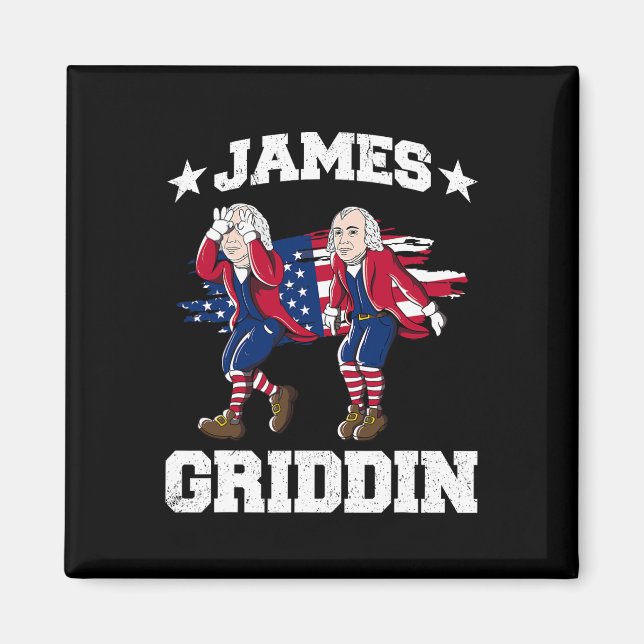 Imã 4 De Julho James Madison Griddy James Griddin 1 (Frente)