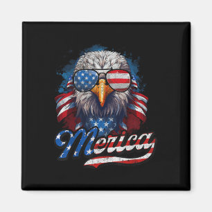 Imã 4 De Julho Merica Eagle Eua Flag American Indepen