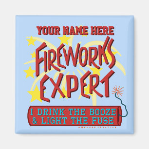 Imã 4o engraçado dos fogos-de-artifício da