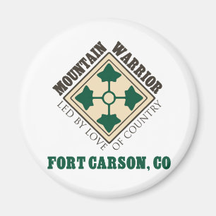 Imã 4o Guerreiro Fort Carson da montanha da