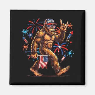 Imã 4th of july patriotic american bigfoot sasquatch