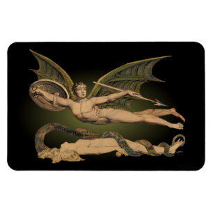 Ímã 4x6 do cabo flexível da satã & da véspera