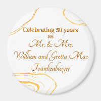 50ª Festa de Aniversário de Casamento Dourada e br