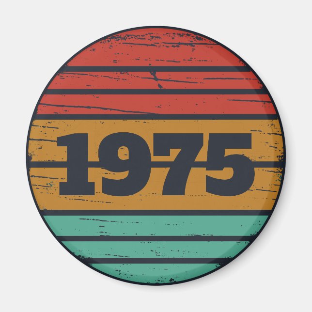 Imã 50ª festa de aniversário personalizada (Frente)