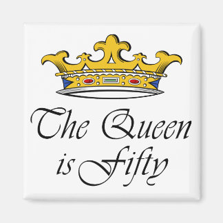 Imã 50º aniversário A Rainha tem 50 anos!