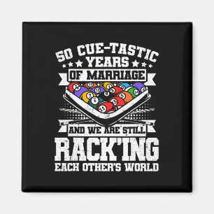 Imã 50º aniversário da Piscina de casamento Bilhares d