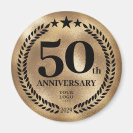 Imã 50º aniversário de negócios Dourado