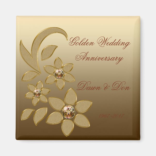 Imã 50º aniversário do Ouro (Frente)