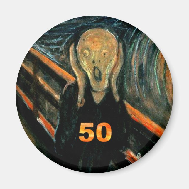 Imã 50º Aniversário Ofertas, O Gritar 50! (Frente)