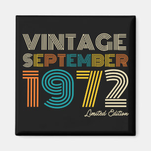 Imã 50º Aniversário Vintage setembro de 1972