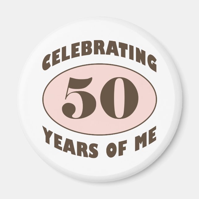 Imã 50º presente de aniversário engraçado (Frente)