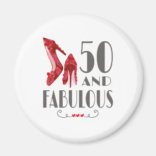 Imã 50º Presente De Aniversário Im 50 E Presente Fab