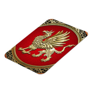 Ímã [500] Dourado Griffin sagrado