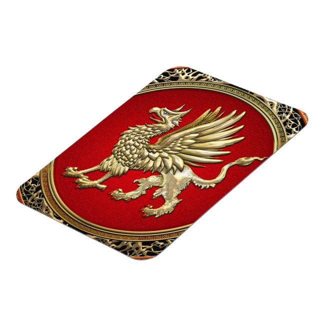 Ímã [500] Dourado Griffin sagrado (Left Side)