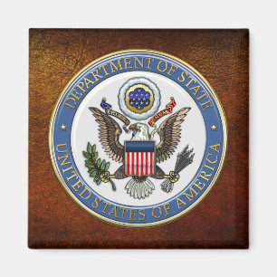 Imã [500] U.S. Department of State (DoS) Emblem [3D]