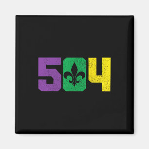 Imã 504 Código de Área Pride Nola Nova Orleans Louisia