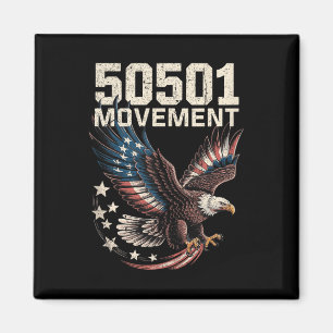 Imã 50501 Bandeira Americana Em Águia De Voo Com Estre