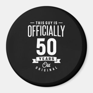 Imã 50 anos - 50 anos de idade - Presente Engraçado
