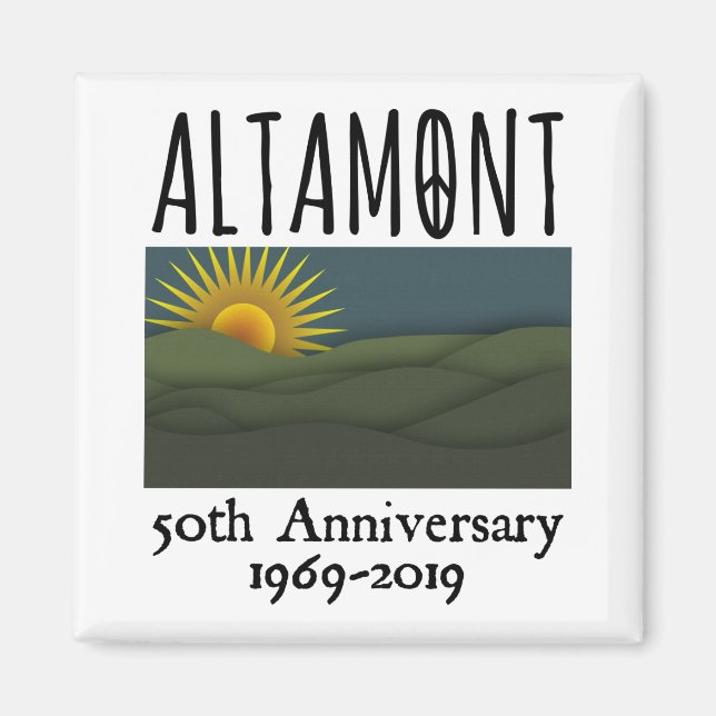 Imã 50 Anos De Altamont Speedway Free Concert 1969 (Frente)