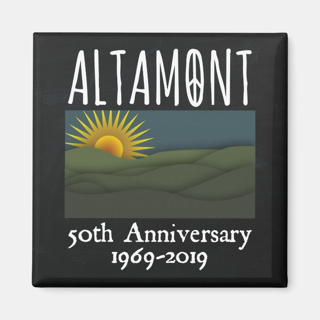 Imã 50 Anos De Altamont Speedway Free Concert 1969 (Frente)