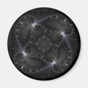 Imã 50 Formas De Cinzas - Arte Fractal