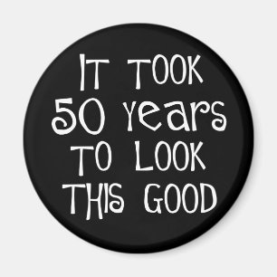 Imã 50th aniversário, 50 anos para olhar isto bom!