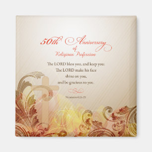 Imã 50th Aniversário da profissão religiosa, freira