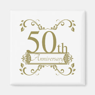 Imã 50th Aniversário de casamento