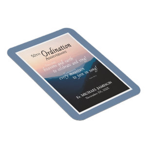 Ímã 50th Aniversário de parabéns da classificação