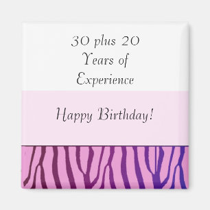 Imã 50th aniversário feliz