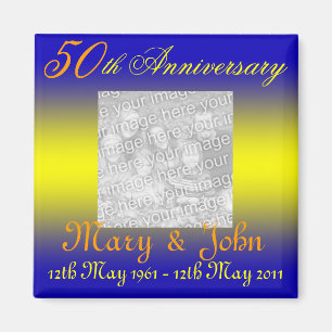 Imã 50th Ímã do aniversário