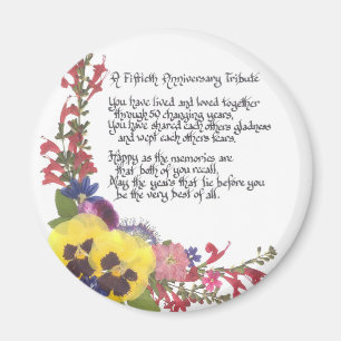 Imã 50th Tributo do aniversário