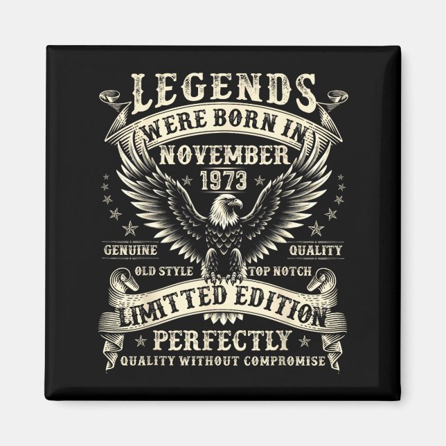 Imã 52 Year Old Bday For Men 52nd Birthday November 19 (Frente)