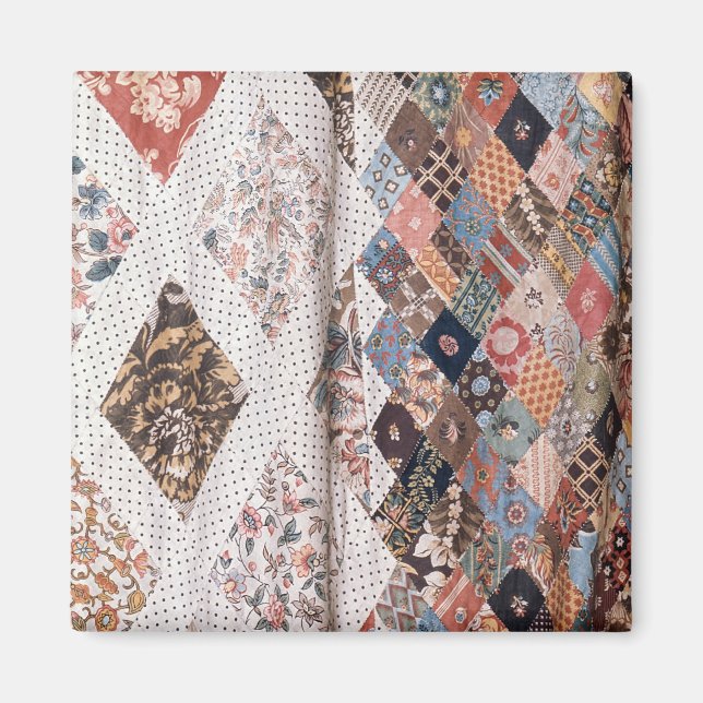 Imã 53:Detalhe de uma manta de retalhos feita pela Sra (Frente)