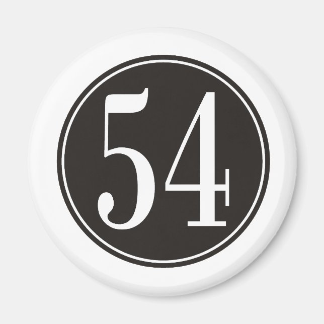 Imã #54 Círculo Preto (Frente)