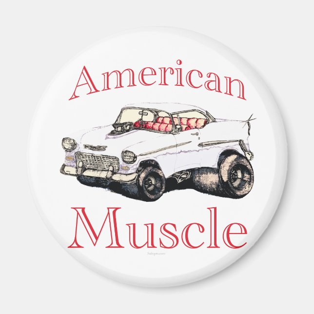 Imã 55 Músculo-Americano de Chevy (Frente)