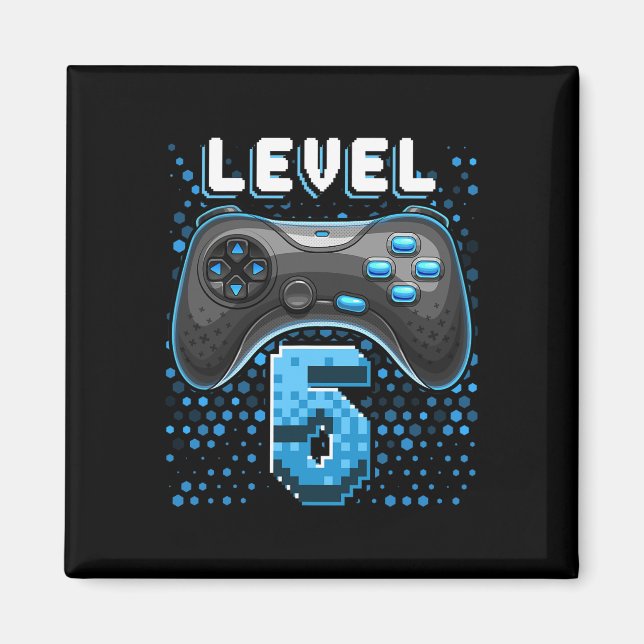 Imã 5 Controladora de videogame 5 Birthday Gamer Gift  (Frente)