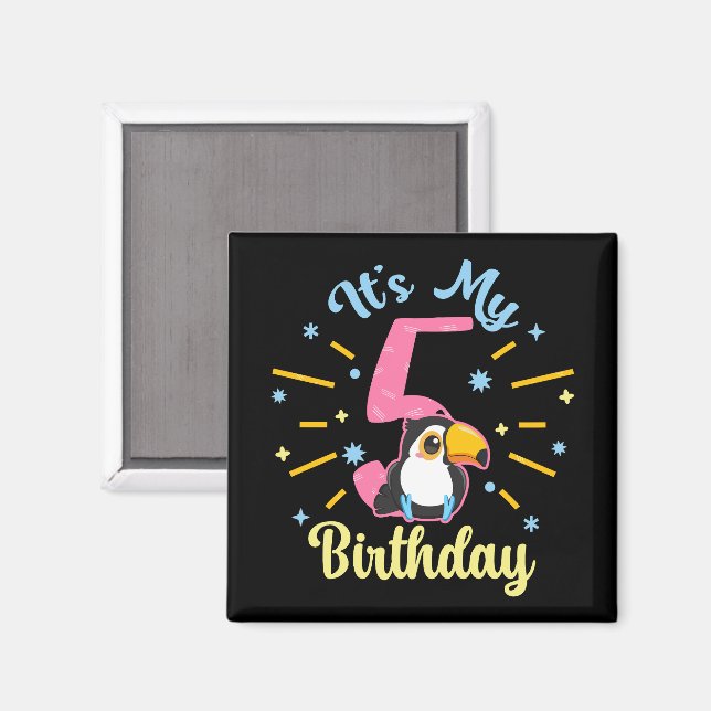 Imã 5 de Bico Turiano de 5 Anos (Front/Back)