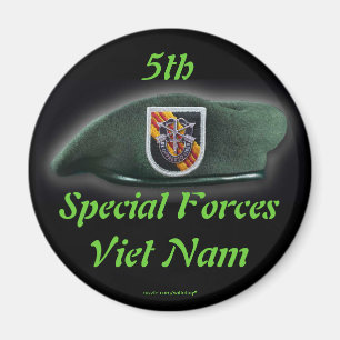 Imã 5 de forças especiais Grupo Green Berets Magnet