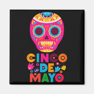 Imã 5 De Maio Cinco De Maio Sombrero Maraca Premium Tr