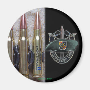 Imã 5 forças especiais grupo berets verdes vets Magnet