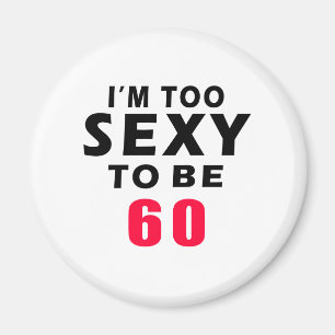 Imã 60 designs do aniversário