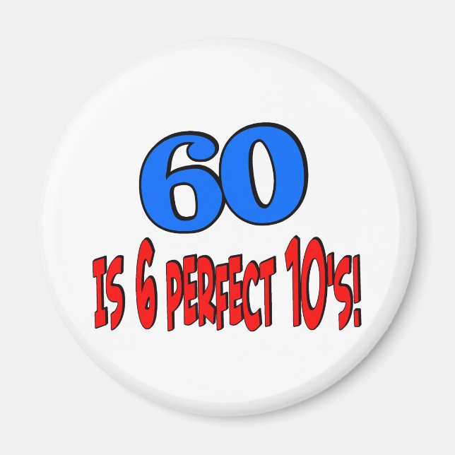 Imã 60 é 6 perfeito 10' s (BLUE) (Frente)
