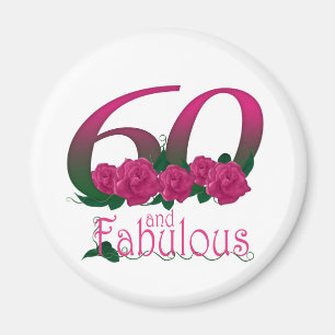 Imã 60 e fabuloso aniversário de 60 anos diva rosa flo
