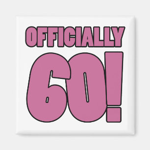 Imã 60th Humor do aniversário