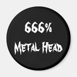 Imã 666% Cabeça de metal