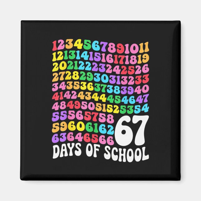 Imã 67º Dia De Aula Professor 67 Dias Matemática Númer (Frente)