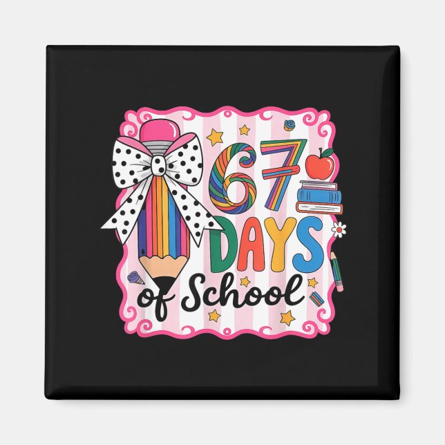 Imã 67º Dia De Escola 67 Seis Sete Professor De Matemá (Frente)