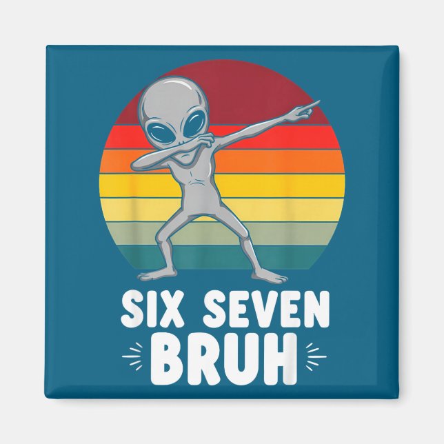 Imã 67 Animals Funny 67 Brainrot Youth Kids Alien 67  (Frente)